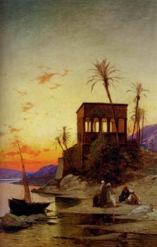 The Kiosk Of Trajan Philae On The Nile